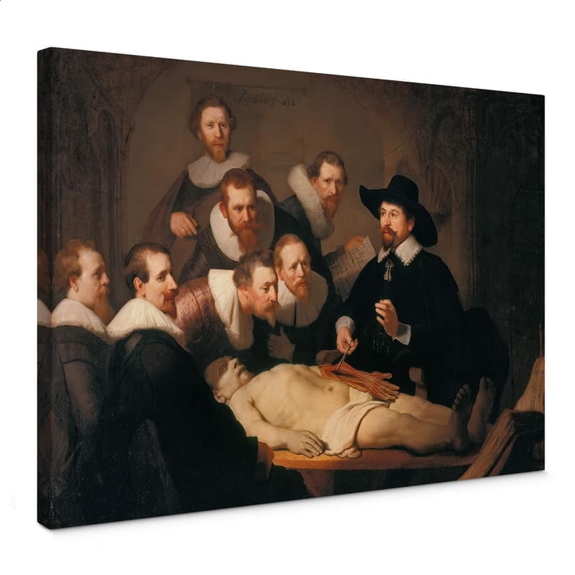 Canvastavla Rembrandt - Den anatomiska lektionen