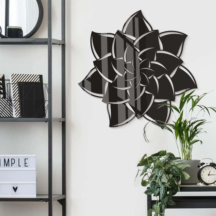 Akryl dekoration mandala blomma 02