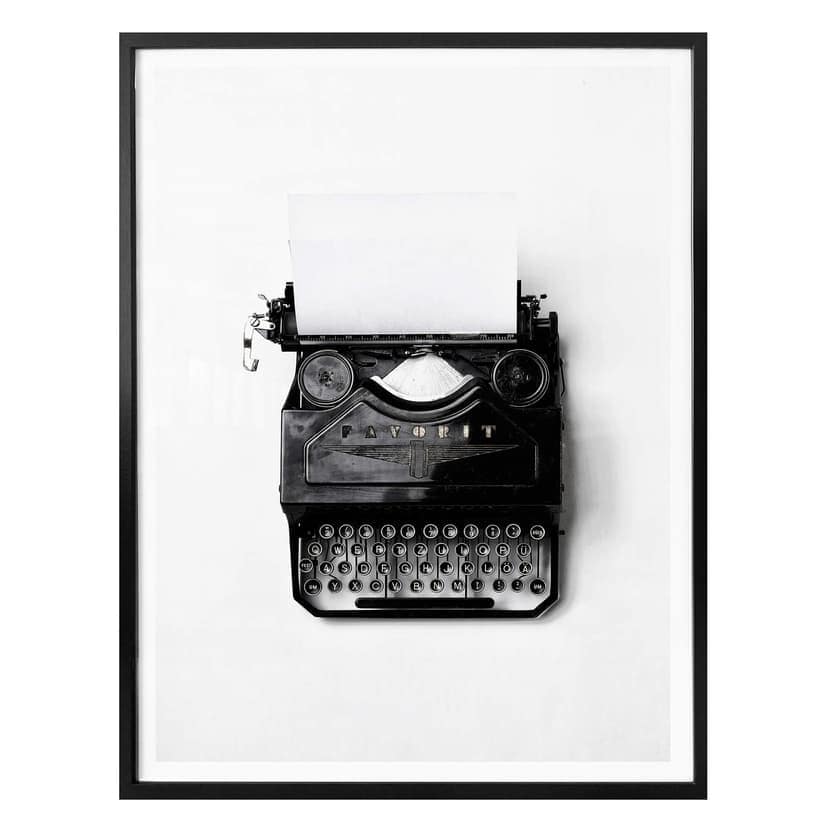 Poster Skrivmaskin