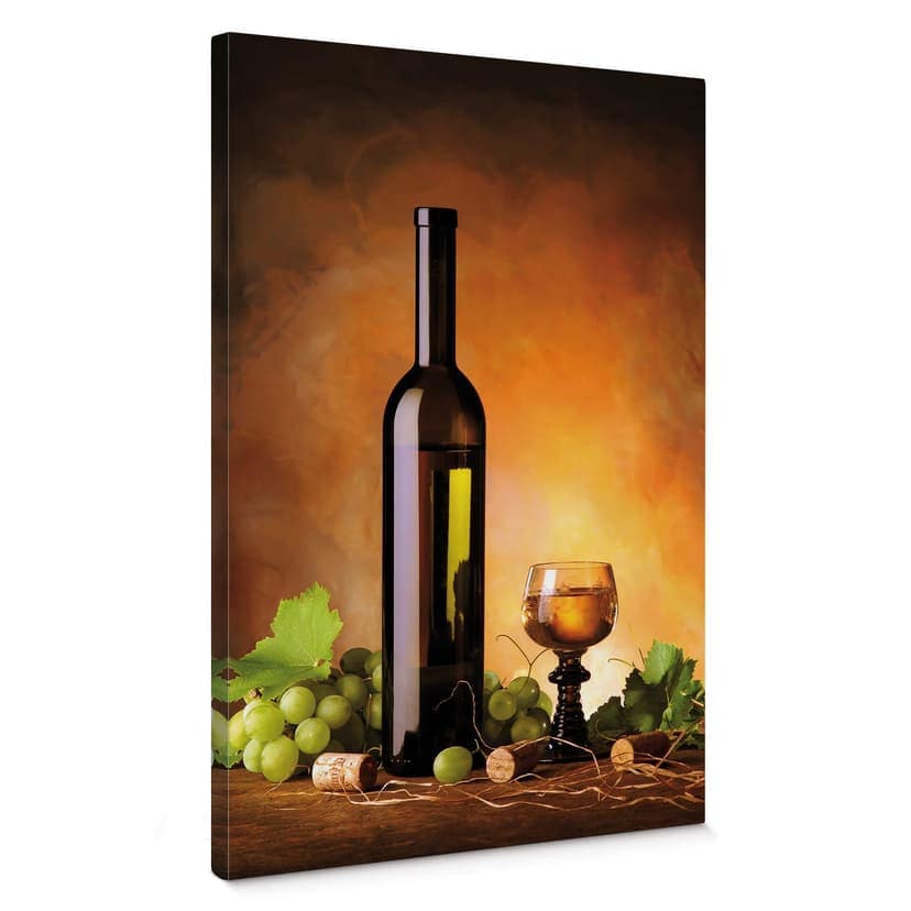 Canvastavla vitt vin