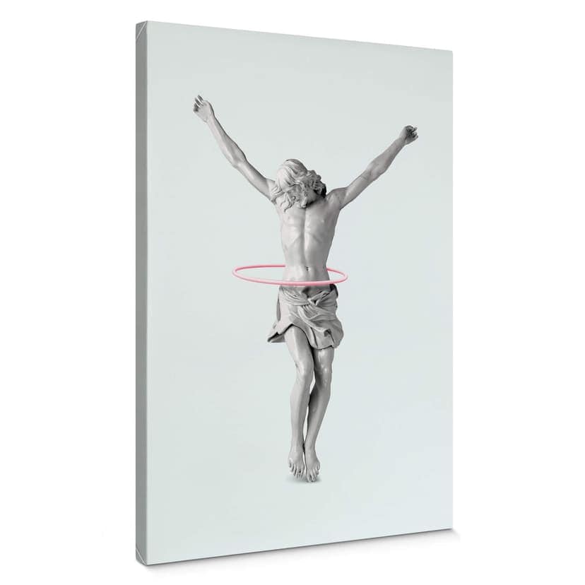 Canvastavla Lös - Hula Hoop Jesus
