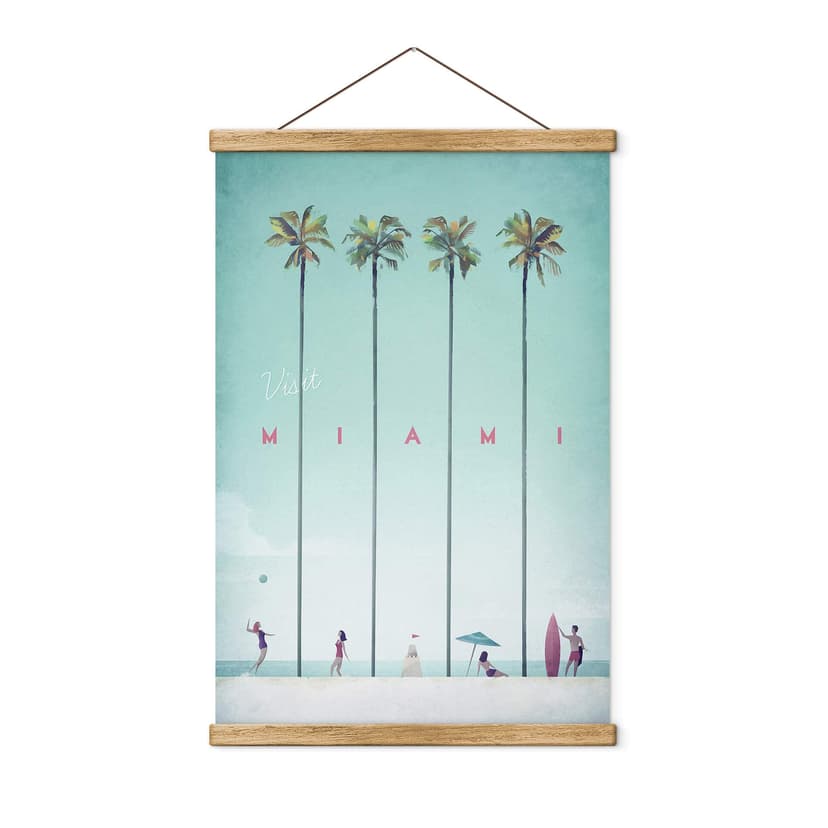 Textil poster Rivers - Miami