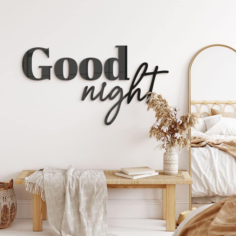 3D-bokstäver God natt - akryldekoration