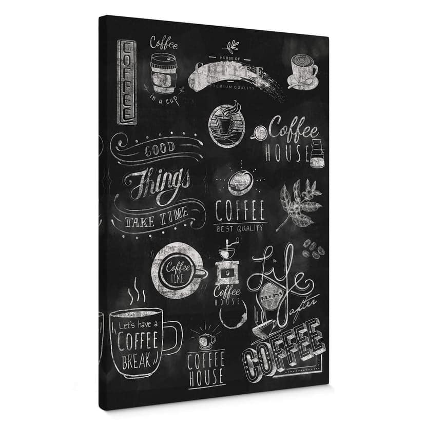 Canvastavla World of Coffee