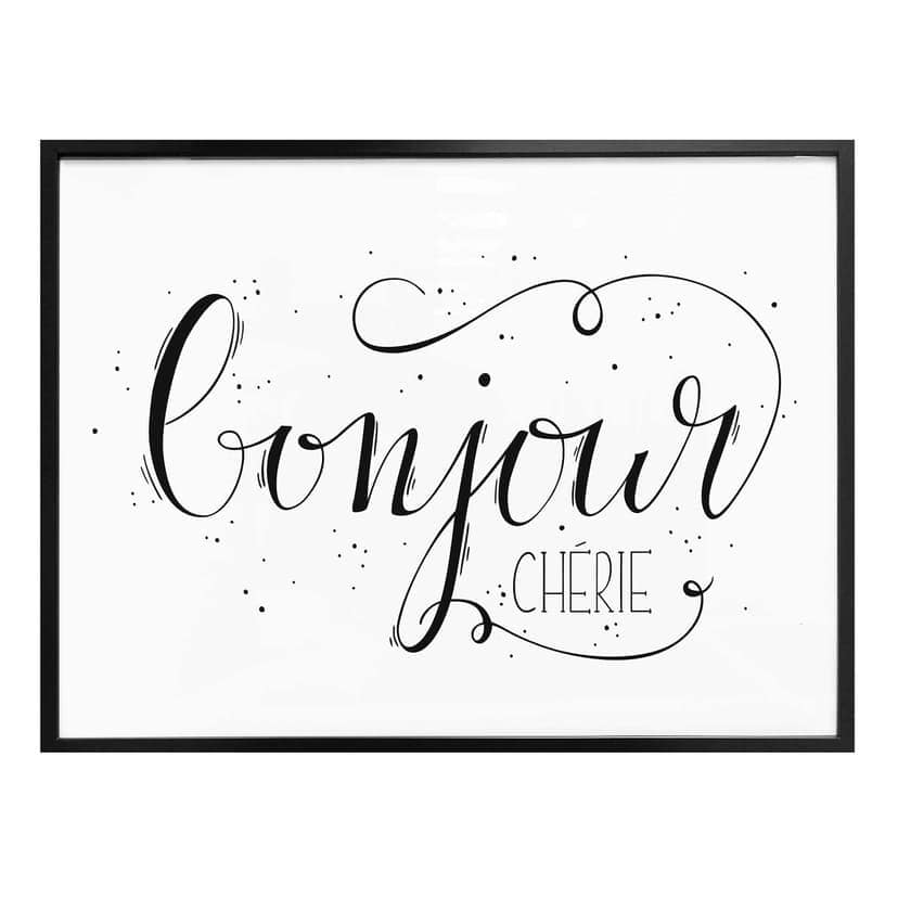 Bonjour Chérie poster - vit