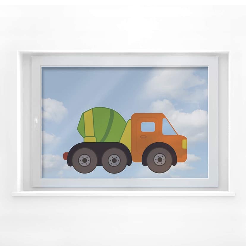 Cementblandare fönsterbild