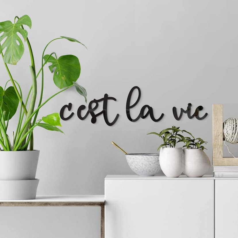 Akrylbokstäver C'est la vie