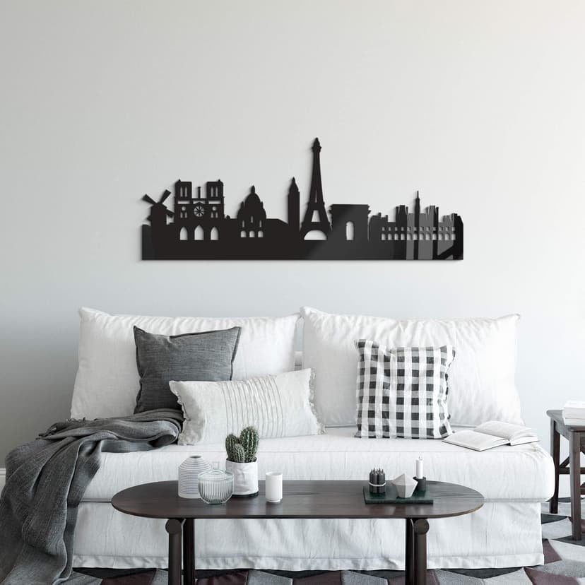 Akryl dekoration skyline Paris