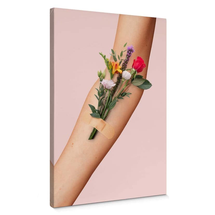 Canvastavla Lös - Flower Aid