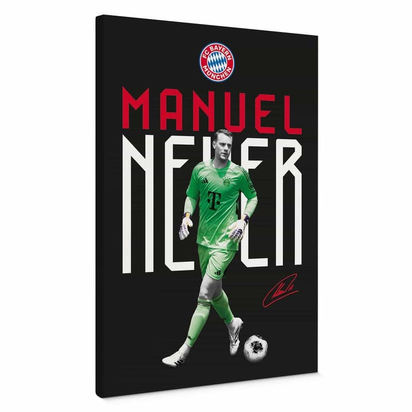 Canvastavla FC Bayern-spelaren Manuel Neuer 2025/26