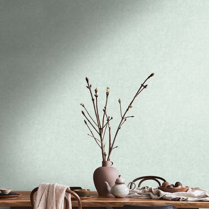 Texturerad tapet modern ljusgrön non-woven tapet grönt vardagsrum non-woven tapet