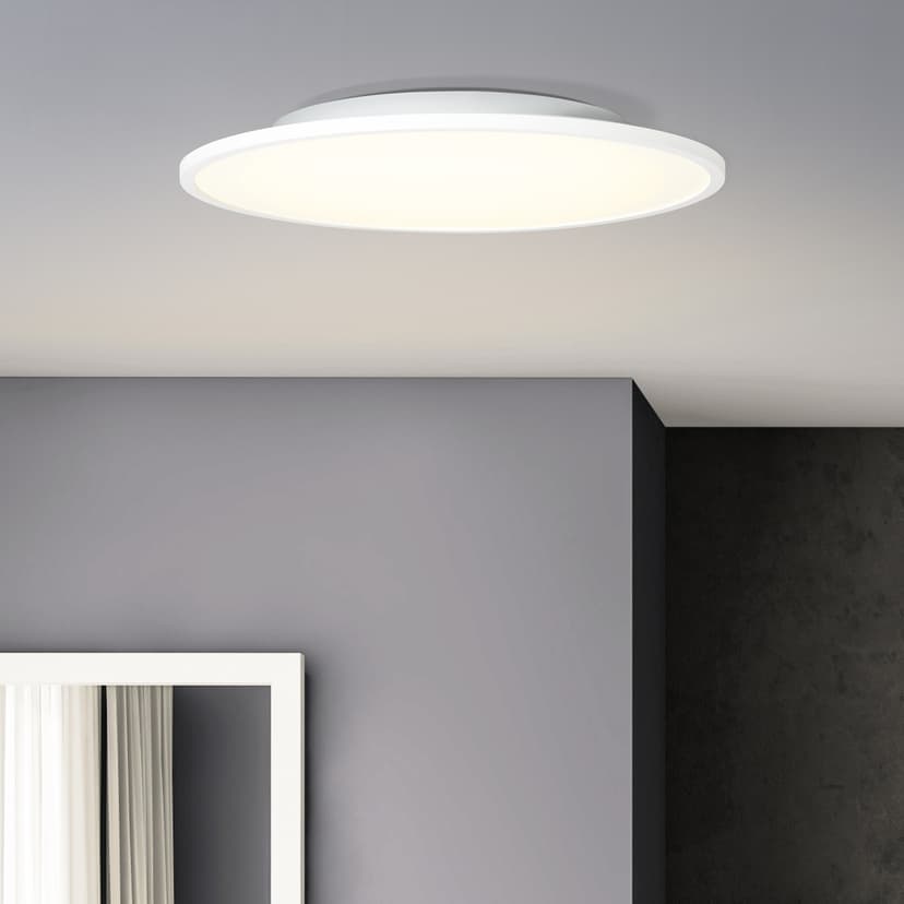 Deckenleuchte Constantin 6 Weiss, 32W, 4,5 x 45 cm, Kunststoff Deckenlampe