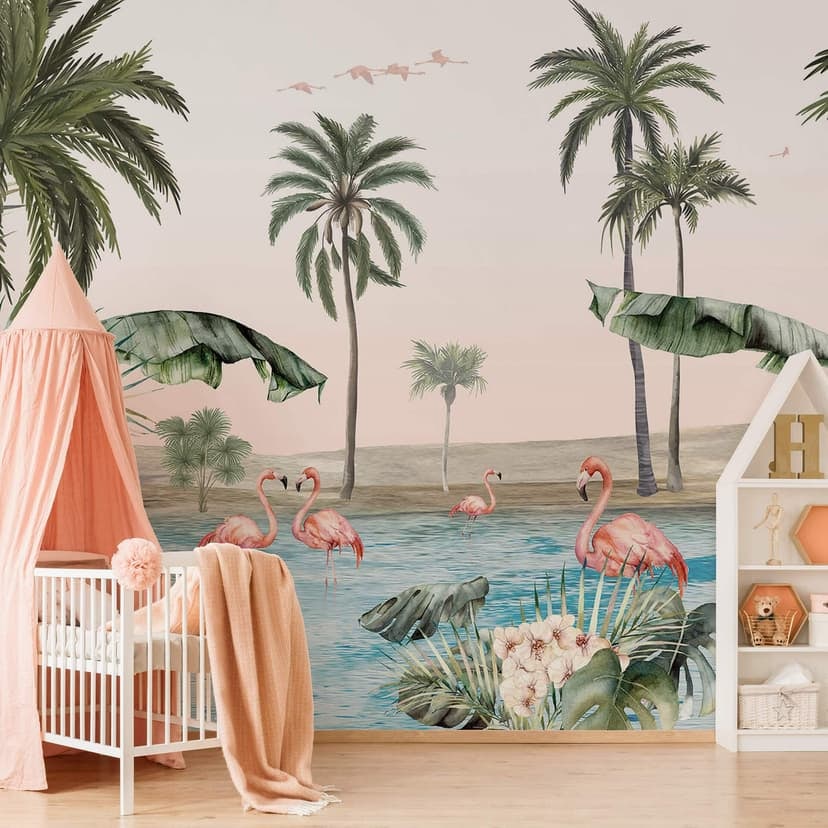 Kikki Belle - Fototapet Flamingo oasis