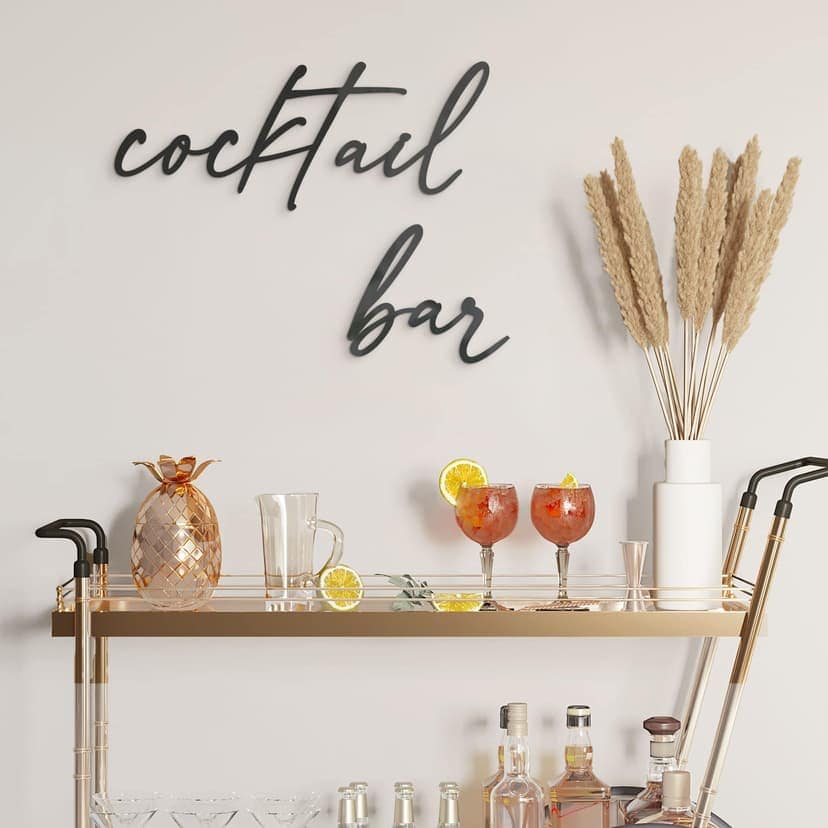 3D-bokstäver cocktailbar - dekoration i akryl