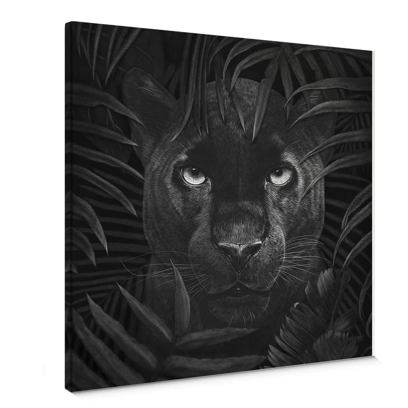 Canvastavla Korenkova - Panther i djungel