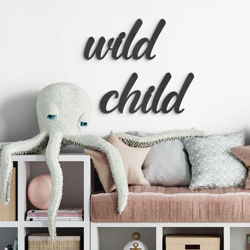 3D-bokstäver Wild Child - MDF-dekoration