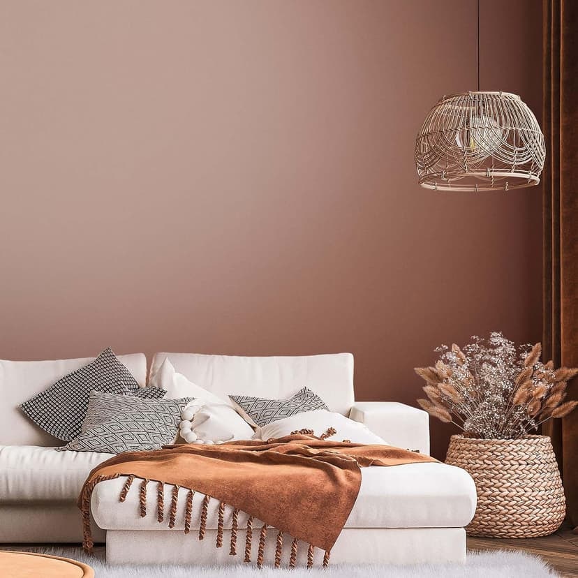 Röd tapet vardagsrum non-woven tapet vanlig monokrom modern tapet