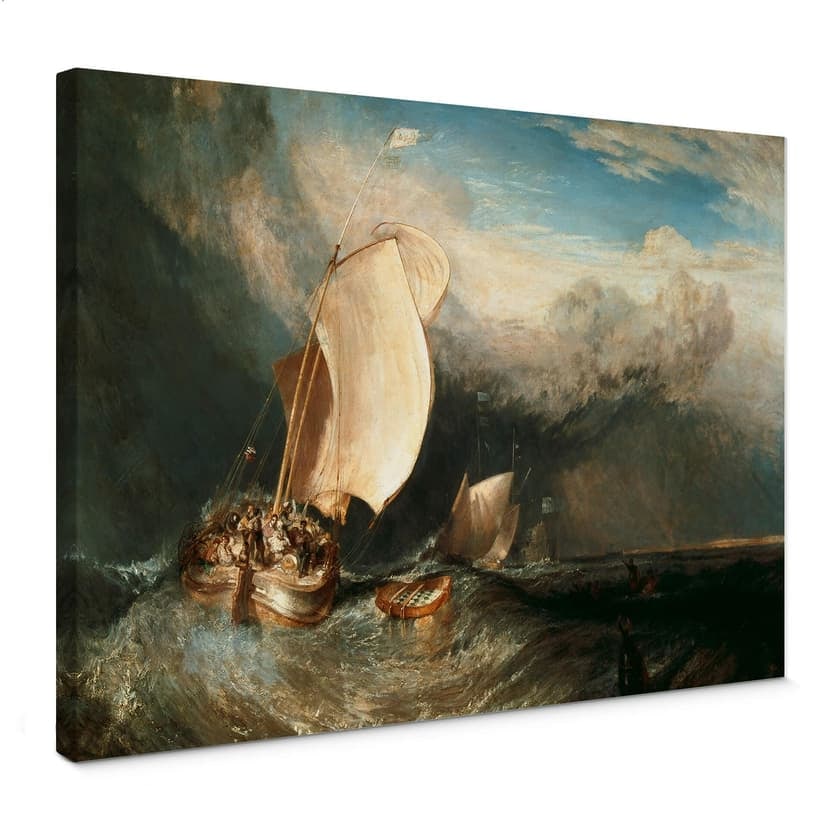 Tavelbild Turner - Fiskebåtar