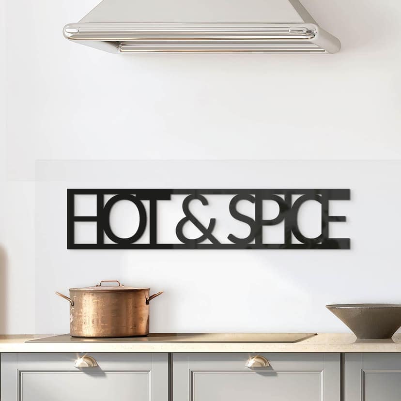 Akrylbokstäver Hot & Spice