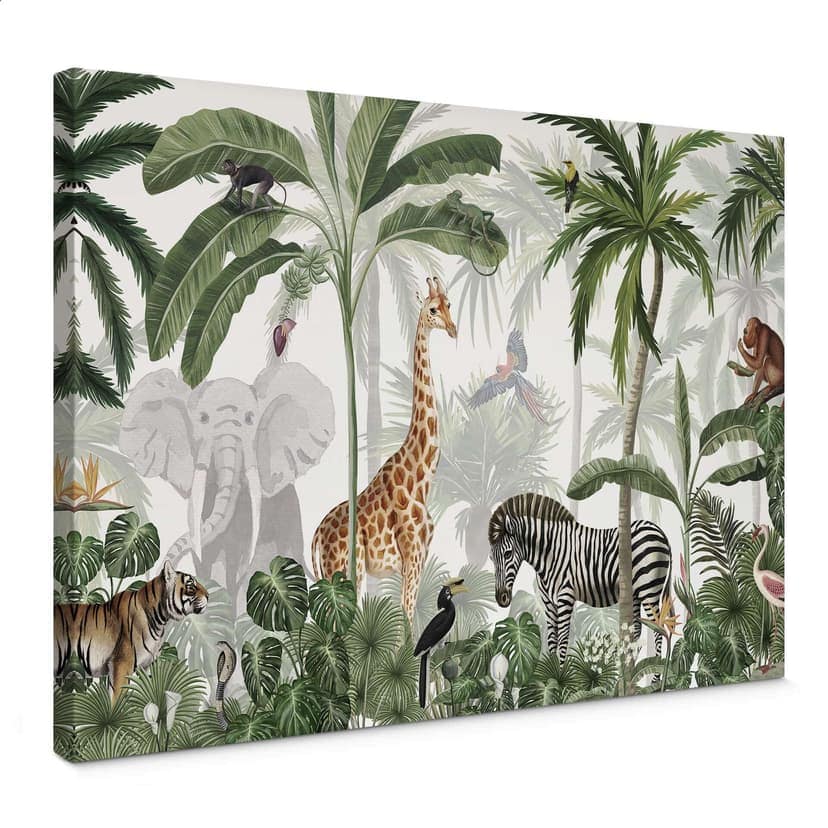 Canvastavla Kikki Belle - Jungle Jive