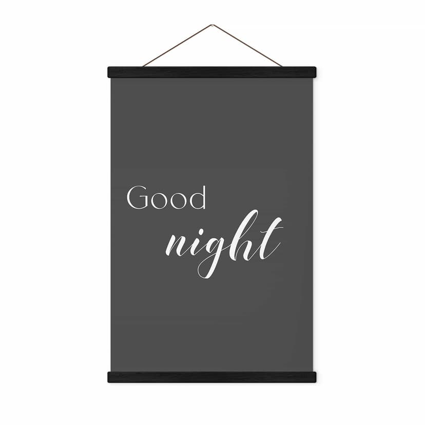 Textil poster God natt