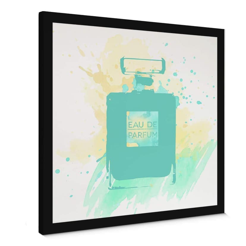 Canvas picture Eau de Parfum Watercolour - Mint