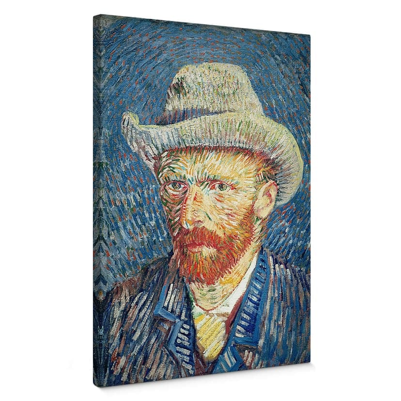 Canvastavla van Gogh - Självporträtt