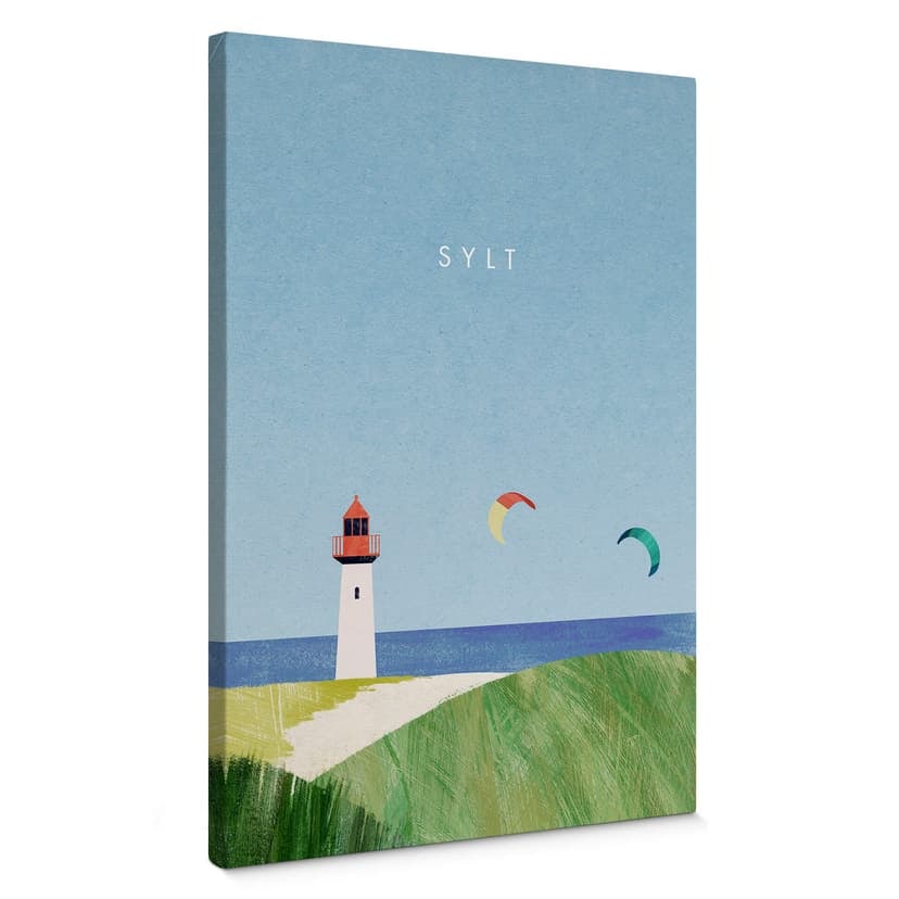 Canvastavla Rivers - Sylt med fyr