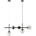 Pendelleuchte Amina 3 Grau, 25W, 147,5 x 93,3 cm, Metall Deckenlampe