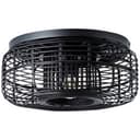 Deckenleuchte Elma 4 Braun, 40W, 19,5 x 45 cm, Bambus Innenleuchte