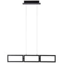 Pendelleuchte Mats 4 Schwarz, 34W, 120 x 80,5 cm, Kunststoff Pendellampe