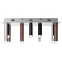 Deckenleuchte Eddy 7 Braun, 48W, 21 x 50 cm, Metall Deckenlampe