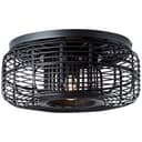 Deckenleuchte Elma 4 Braun, 40W, 19,5 x 45 cm, Bambus Innenleuchte
