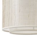 Pendelleuchte Madita 3 Braun, 42W, 113,5 x 125 cm, Textil Pendellampe