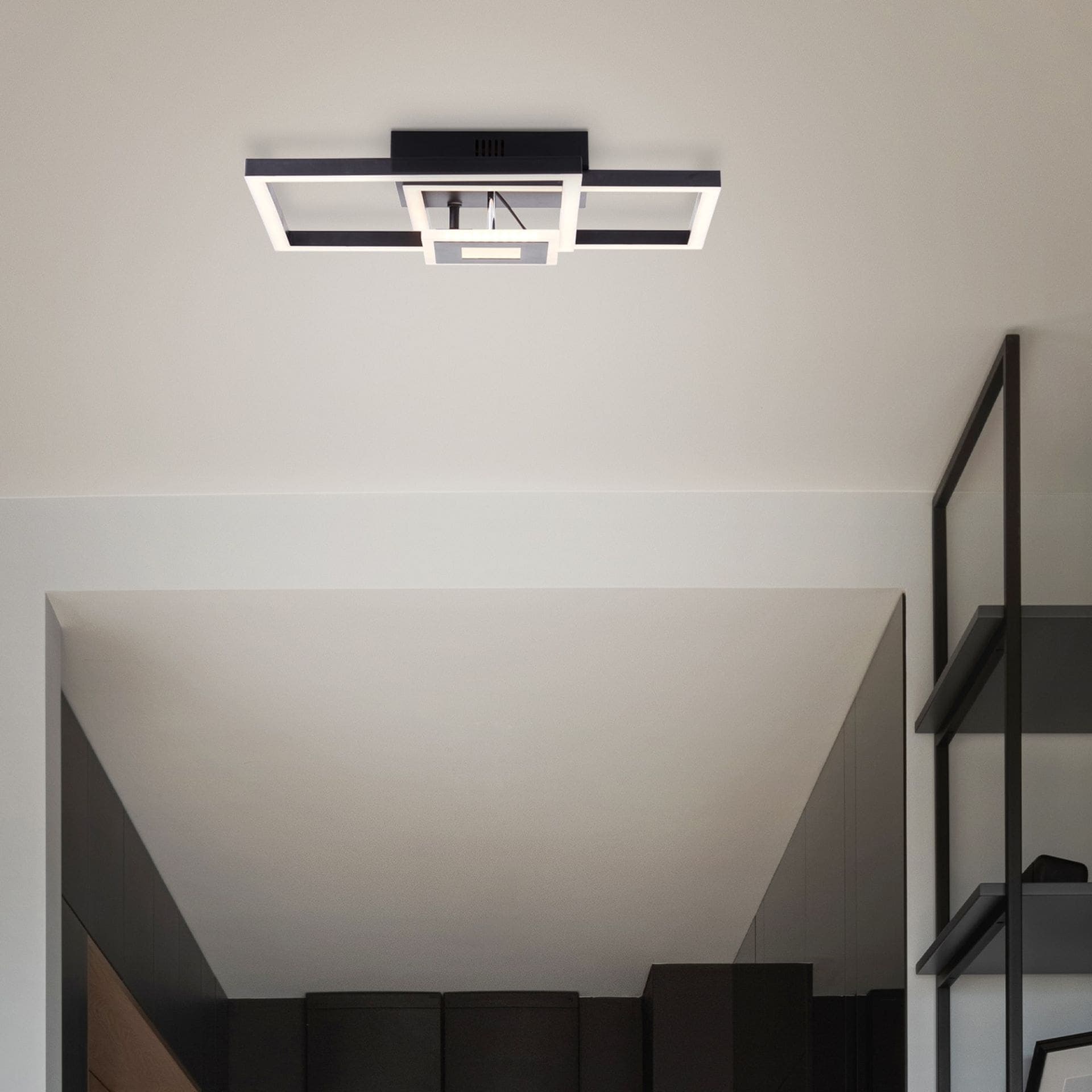 Deckenleuchte Chloe 1 Schwarz, 22W, 9 x 40 cm, Metall Led-deckenleuchte