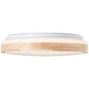 Deckenleuchte Cleo Beige, 24W, 9 x 39 cm, Holz Lampe