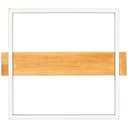 Deckenleuchte Layla 2 Braun, 24W, 4,6 x 40 cm, Holz Lampe