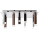 Deckenleuchte Eddy 7 Braun, 48W, 21 x 50 cm, Metall Deckenlampe