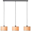 Pendelleuchte Michael 5 Beige, 52W, 120 x 110 cm, Holz Pendelleuchte