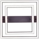Deckenleuchte Mats 2 Schwarz, 34W, 19 x 32 cm, Kunststoff Deckenlampe