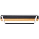 Deckenleuchte Layla 2 Braun, 24W, 4,6 x 40 cm, Holz Lampe