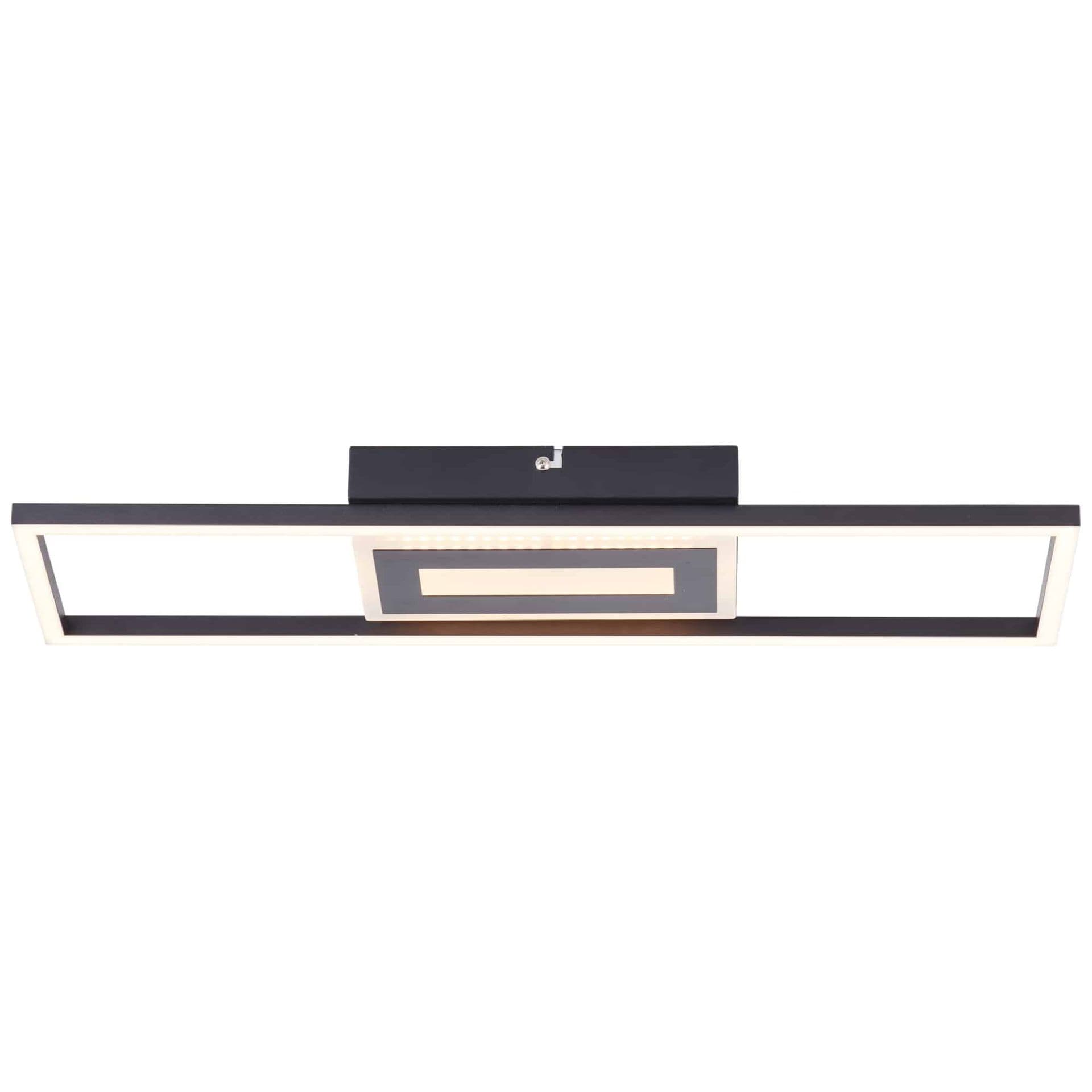Deckenleuchte Benedikt 1 Schwarz, 24W, 4 x 55 cm, Metall Lampe