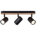 Spotbalken Luca Braun, 10W, 14,5 x 40,5 cm, Bambus Lampe
