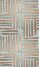 Fototapet Grafiskt randmönster i beige och salviagrönt Modern 2,7 x 1,59 m