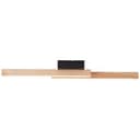 Deckenleuchte Anabelle 1 Braun, 14W, 62 x 6,5 cm, Holz LED-Lampe