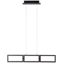 Pendelleuchte Mats 4 Schwarz, 34W, 120 x 80,5 cm, Kunststoff Pendellampe