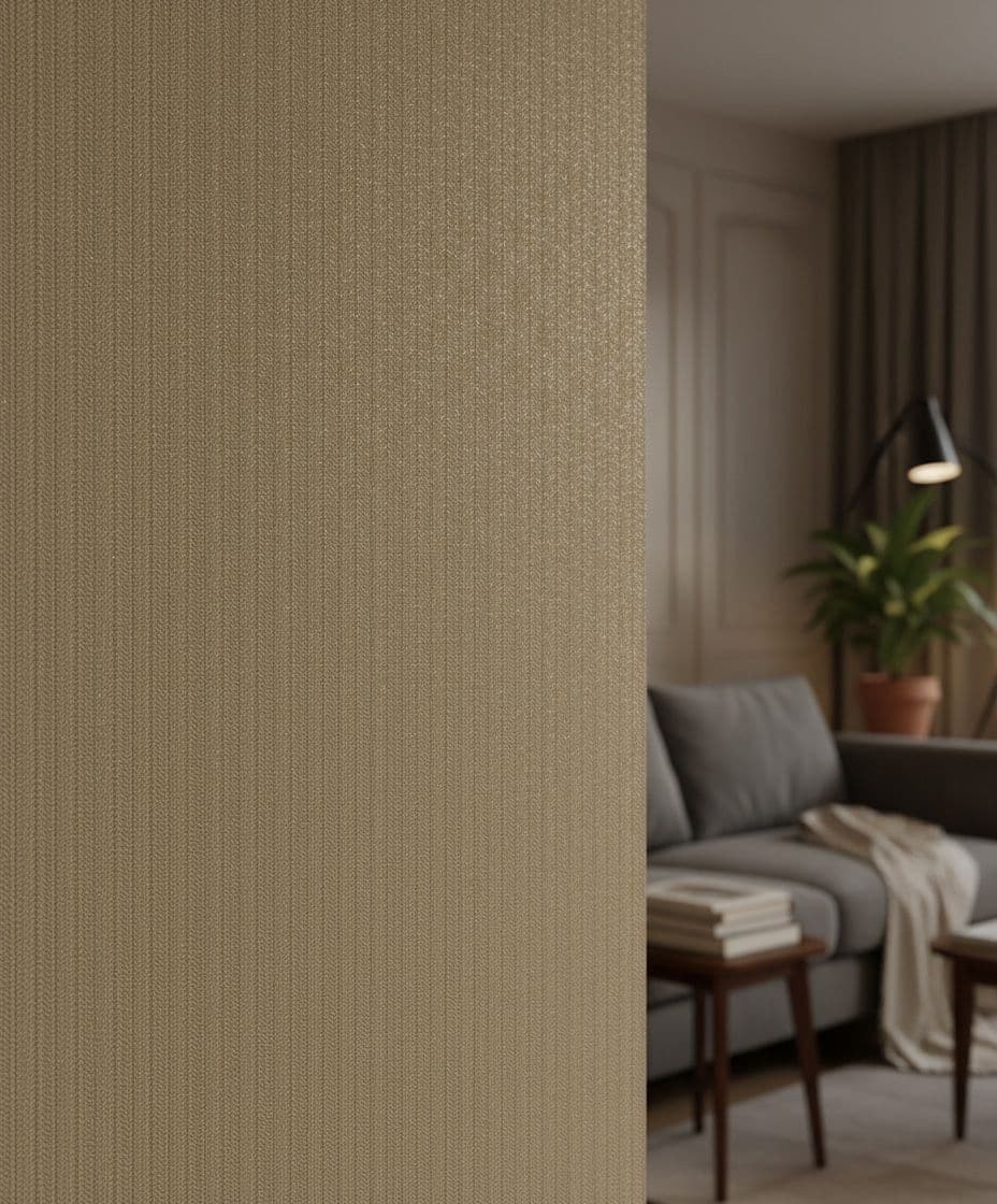 Icke-vävd tapet slät modern i beige 