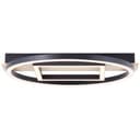 Deckenleuchte Leopold 3 Braun, 24W, 5,5 x 39 cm, Holz Moderne led-deckenleuchte