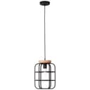 Pendelleuchte Inga 5 Braun, 40W, 147 x 25 cm, Holz Pendellampe