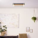 Deckenleuchte Layla 2 Braun, 24W, 4,6 x 40 cm, Holz Lampe